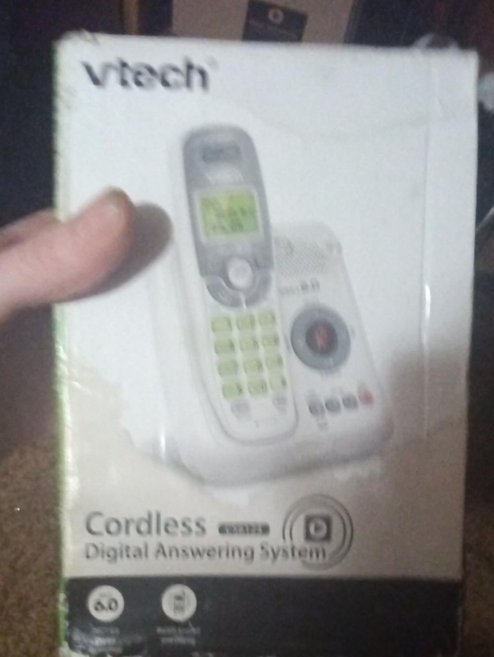 VTech White Cordless Digital Answering System - Cordless Phone